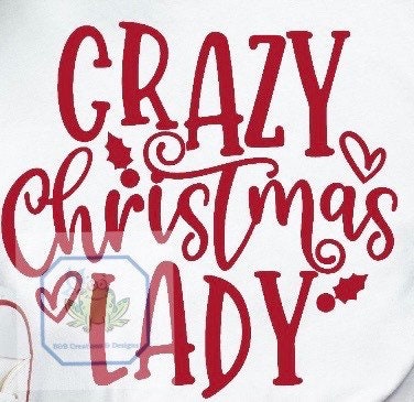 Crazy Christmas Lady