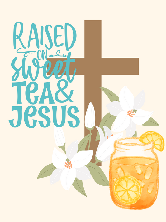 Sweet Tea & Jesus Wall Art