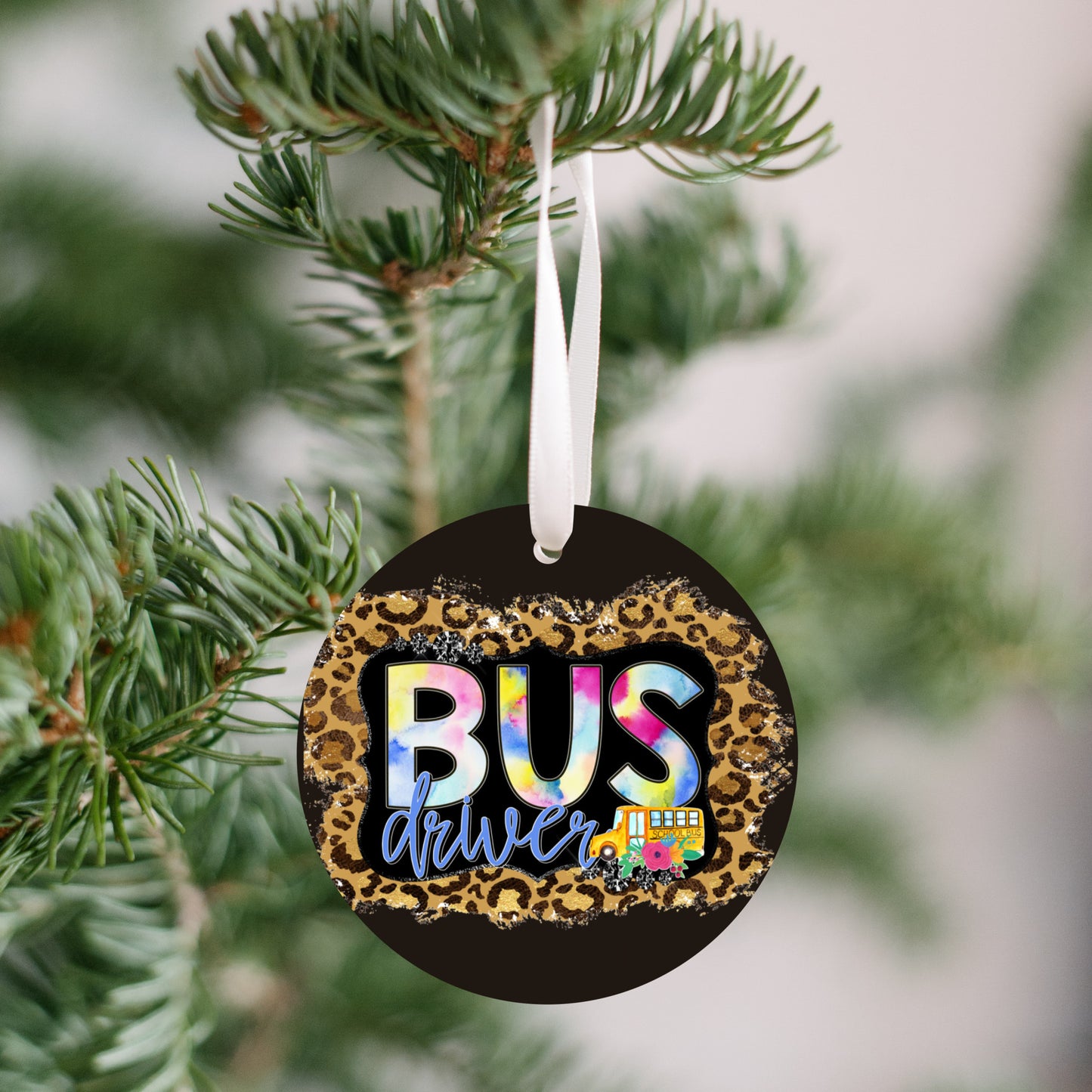 Bus Driver Christmas Ornament