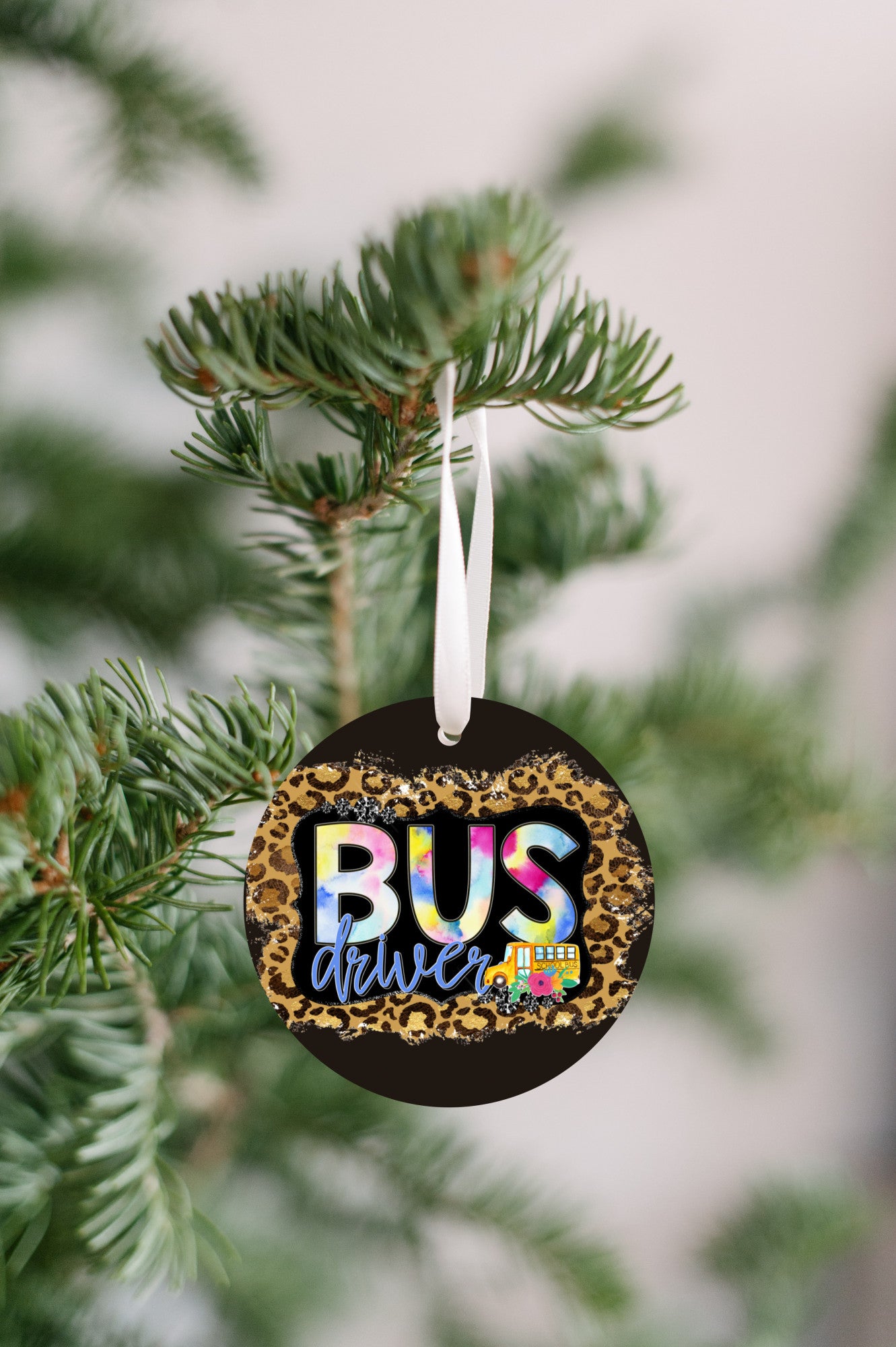 Bus Driver Christmas Ornament