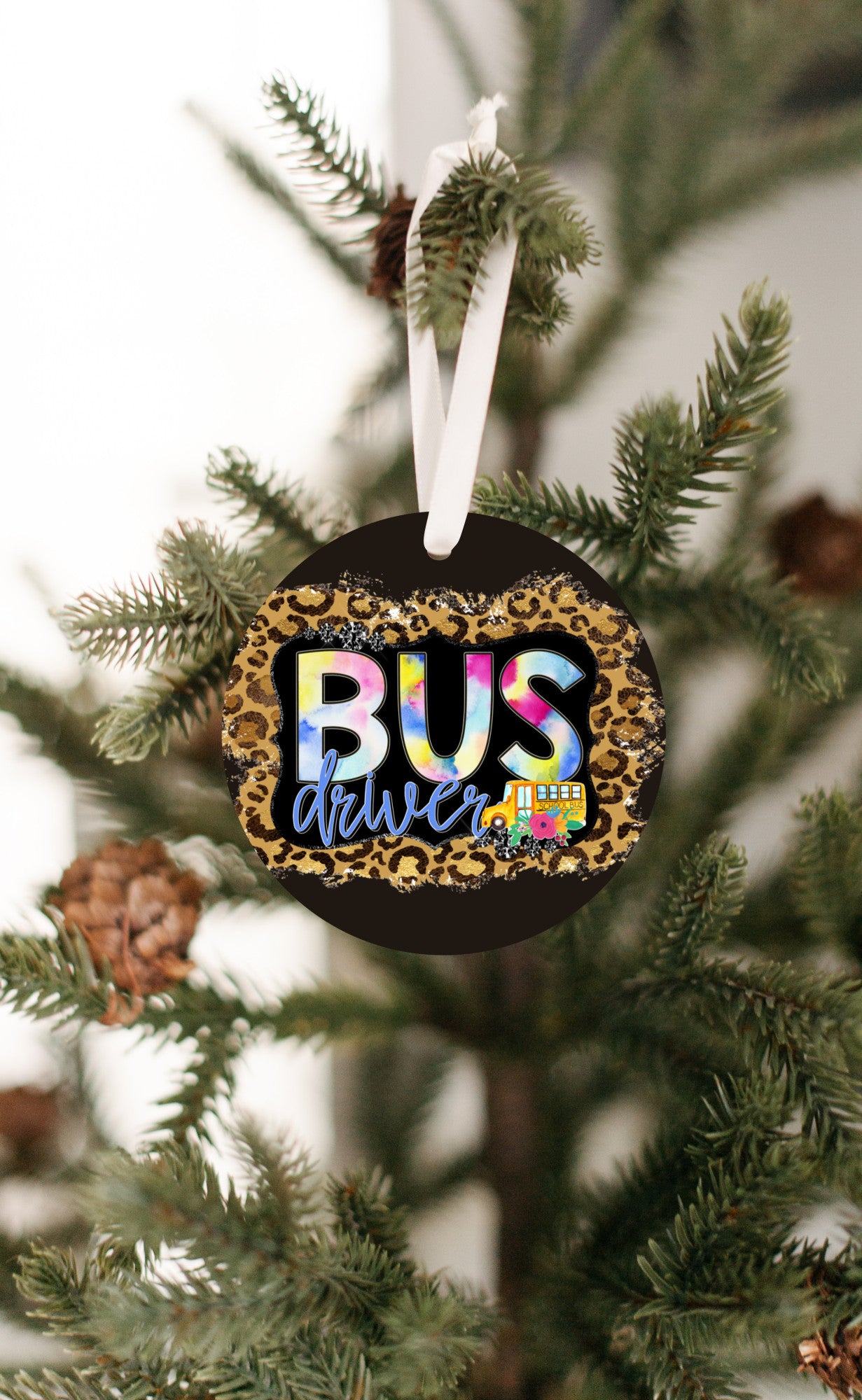 Bus Driver Christmas Ornament